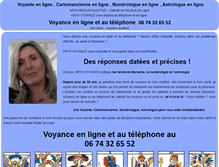Tablet Screenshot of krys-voyance.com